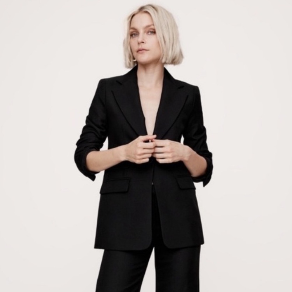 Banana Republic Black Tailored Blazer